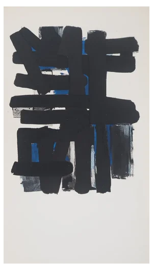 Pierre Soulages, Gouache 11, 1957, Lithograph