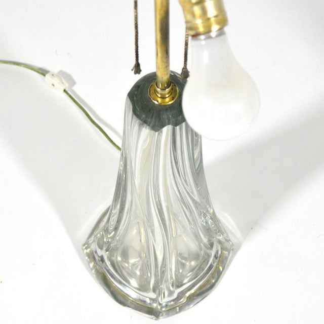 Pair of Large Crystal Table Lamps For Sale In Chicago - Image 6 of 7