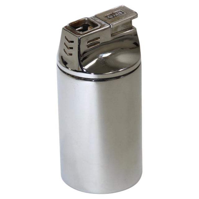 Vintage Postmodern Chrome Table Lighter Kogen Japan, 1970s For Sale - Image 13 of 13