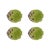 2020s Bordallo Pinheiro Artichoke Bread Plate, Green, Set of 4 For Sale - Image 5 of 5