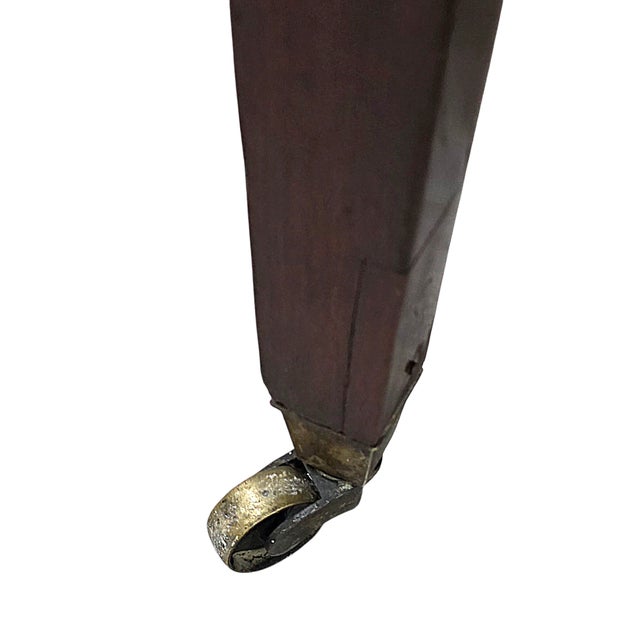 Early 20th Century Early 20th Century English Wingback Chair in the Edwardian Tradition For Sale - Image 5 of 13