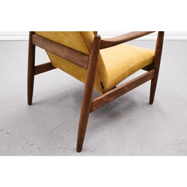 Vintage Lounge Chair by Edmund Homa for Gościcińskie Fabryki Mebli, 1960s For Sale - Image 9 of 15