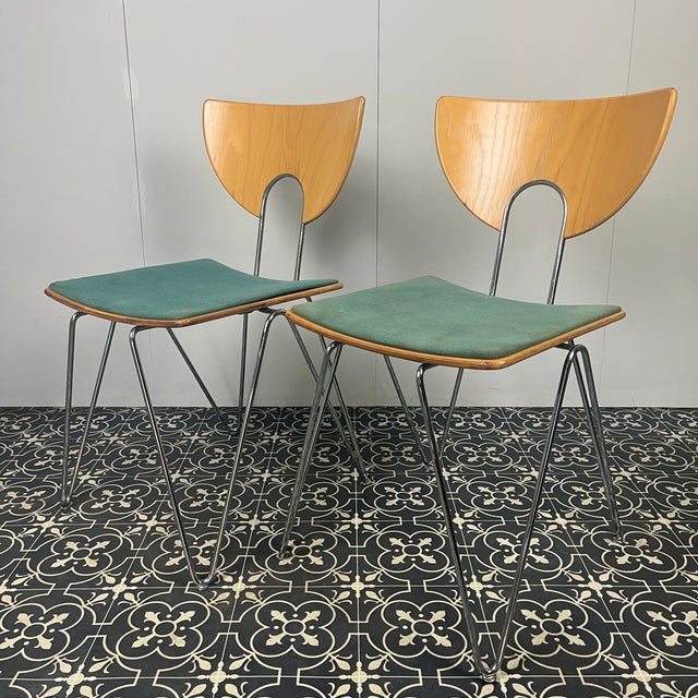 Set of Mikado Dining Chairs by Walter Leeman for Kusch + Co For Sale - Image 11 of 14