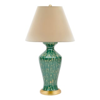 Bunny Williams Home Lagoon Lamp, Green For Sale