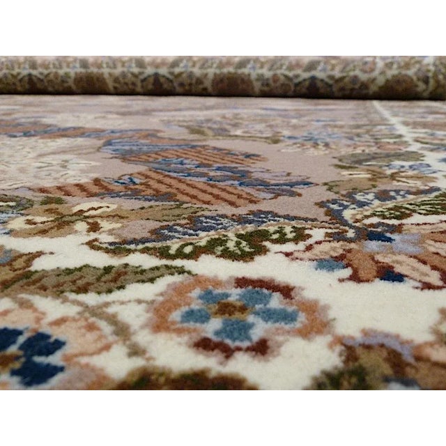 Sarough Rug in Cotton, Silk and Wool, 1990s For Sale - Image 12 of 13