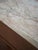 John Widdicomb Vintage Walnut Marble Top French Empire Console For Sale - Image 9 of 17