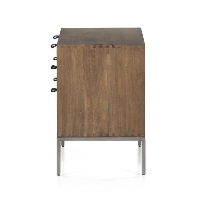 Four Hands Trey Large Nightstand, Auburn Poplar For Sale - Image 9 of 12
