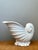Ceramic Vintage White Nautilus Form Ceramic Vase For Sale - Image 7 of 16