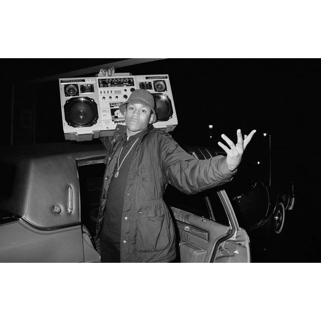 Ll Cool J' Contemporary Archival Black and White Photograph Print From the Original Negative by Michael Ochs - 20x16 For Sale