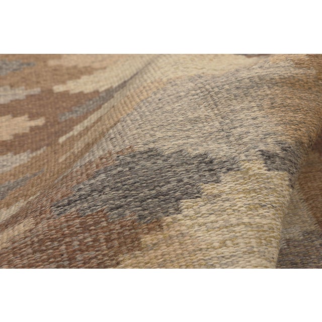 Textile Vintage Swedish Rollakan Rug, 05'07 X 08'01 For Sale - Image 7 of 11