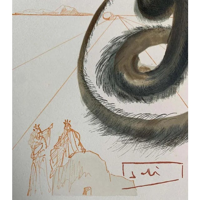 1970s Salvador Dali, Inferno Canto 20, 1970, Engraving For Sale - Image 5 of 10