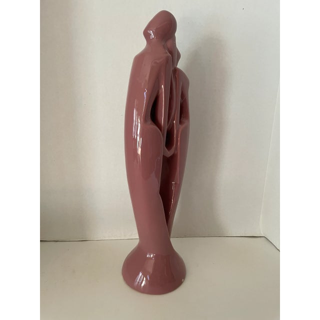 Contemporary Vintage Haeger Men and Women Number 301 Lovers Harmony Ceramic Sculpture For Sale - Image 3 of 3