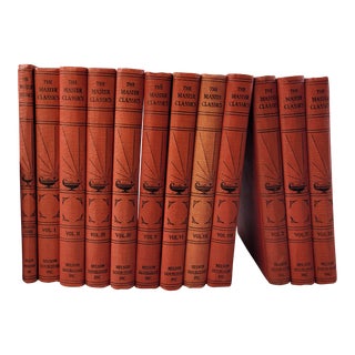 Vintage The Master Classics Hardback Books - Set of 12 For Sale