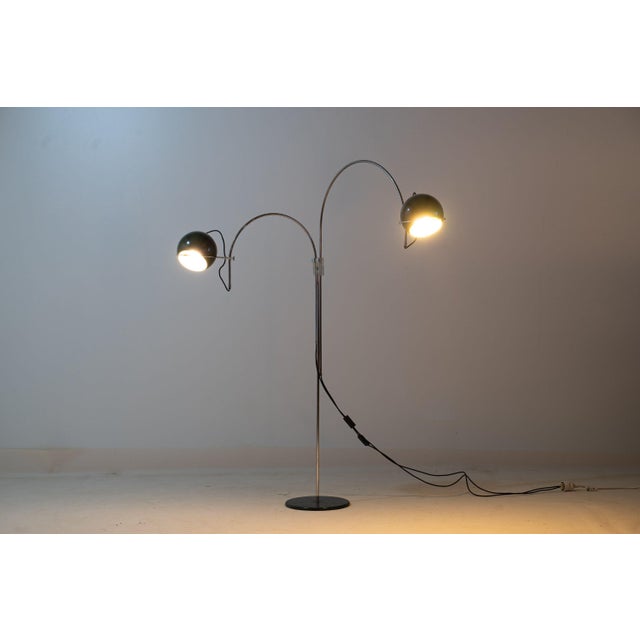 Mid-Century Space Age Double Arc Eyeball Floor Lamp from Gepo, 1960s For Sale - Image 17 of 17