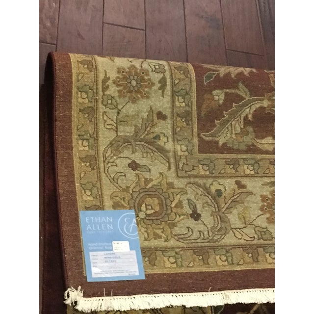 Traditional Style Ethan Allen Lahore Burgundy Wool Rug ... (640 x 640 Pixel)