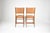 1950s Pair of Walnut and Leather Side Chairs by Gio Ponti, Italy, 1950s For Sale - Image 5 of 11
