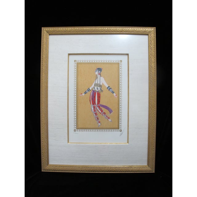 Erte. (Romain de Tirtoff. 1892-1990), Scheherzade Suite of 4 limited edition serigraphs in portfolio. Each signed and...