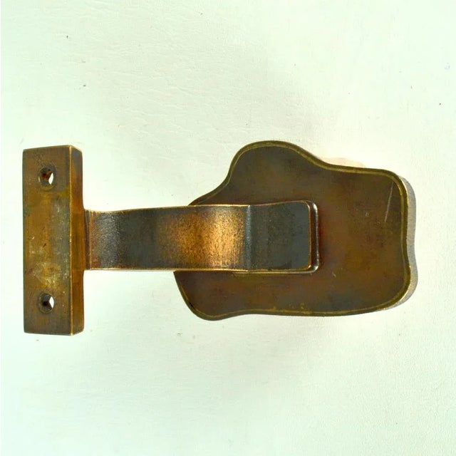 Rose Quarz and Bronze Push Pull Door Handle, 1970s For Sale - Image 11 of 12