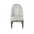 Pink and white velvet armchair with black lacquered wooden feet and brass finish Dimensions (lxpxh) 60x56x86 cm seat...