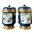 Vintage Asian Lidded Floral Ceramic Jars - A Pair For Sale