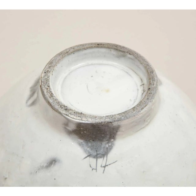 2021 “Moon Jar I” White, Hand Crafted Clay Vase by Sungwook Park (South Korea) For Sale - Image 10 of 12