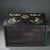 This beautiful rectangular box features a rich, dark finish with a subtle wood grain (described as Huali wood / rosewood...