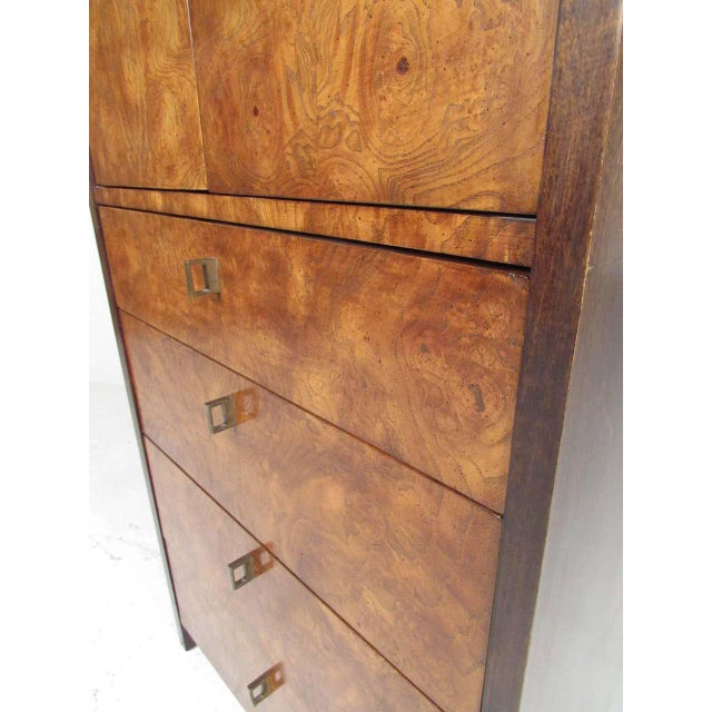 MidCentury Burl Wood Linen by Century Furniture Chairish