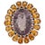 Handcrafted Multi-Gemstone Sunflower Ring in Solid Sterling Silver, Size 7.5 For Sale - Image 4 of 16
