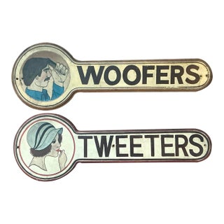 Vintage Boho Door Signs - Set of 2 For Sale