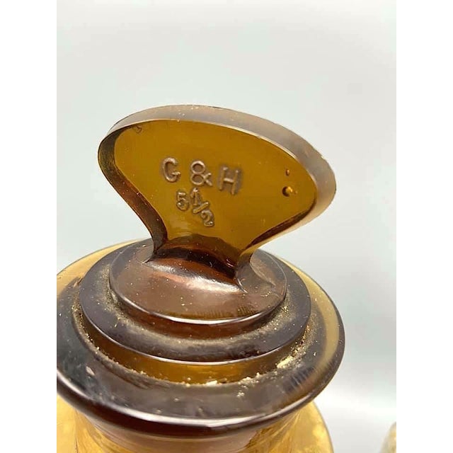 1920s Vintage Pharmacy Bottles, 1920s, Set of 2 For Sale - Image 5 of 10