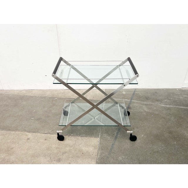 Vintage Italian Model Mister Service Bar Cart by Andreas Weber for Gallotti & Radice, 1990s For Sale - Image 18 of 18