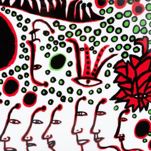 Yayoi Kusama Fine Bone China Plate For Sale - Image 4 of 8