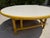 Vintage 42” Round Bamboo Coffee Table in the Style of Ficks Reed For Sale - Image 12 of 12
