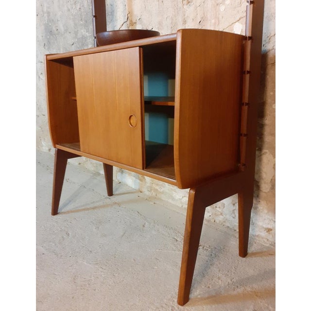 Mid-Century Modern Norwegian Freestanding Ergo Unit in Teak by John Texmon for Blindheim, 1961 For Sale - Image 10 of 17