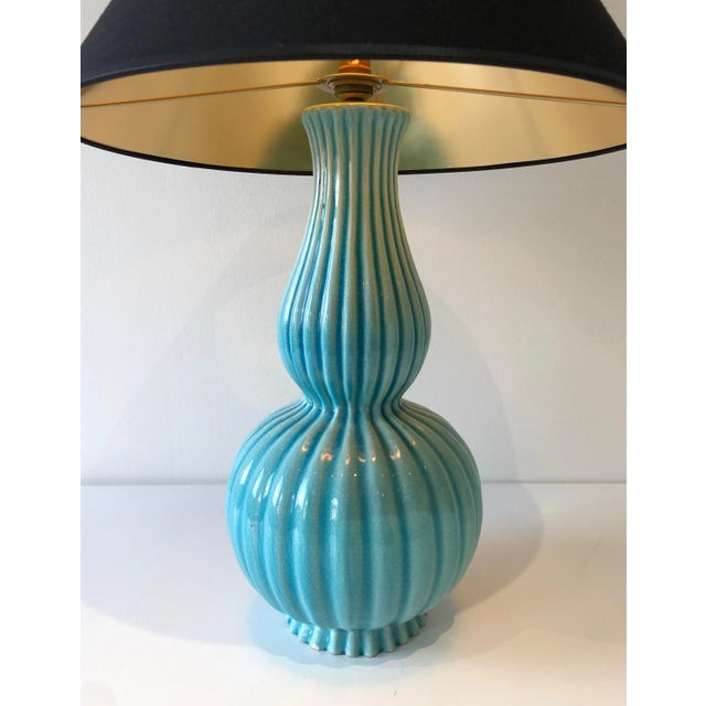 1970s Ceramic Table Lamp, circa 1970 For Sale - Image 5 of 12