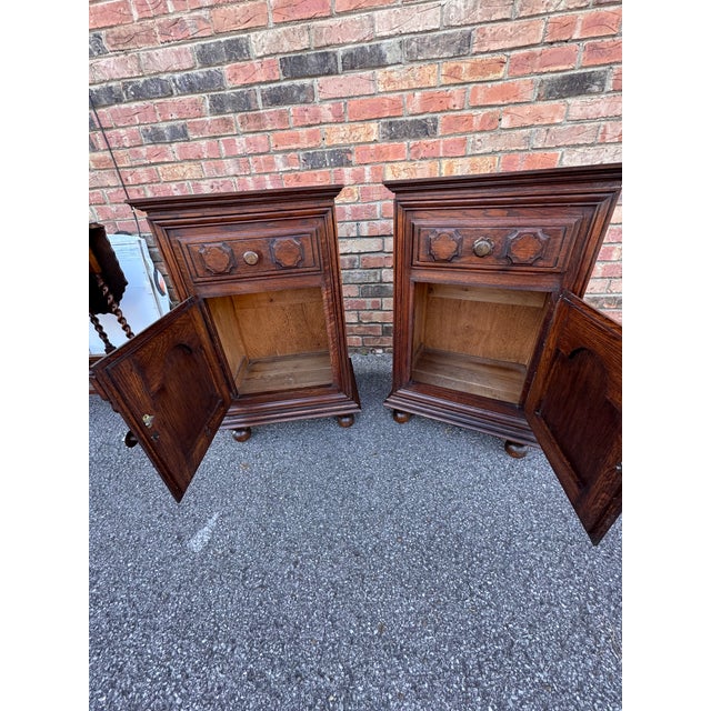 18th Century Antique French Bedside Tables For Sale - Image 5 of 11