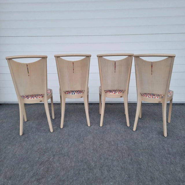 1970s Mid-Century No. 11 Chairs from Baumann, France, Set of 4 For Sale - Image 5 of 15
