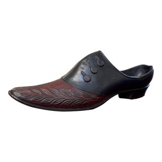 Late 19th Century Carved Shoe For Sale