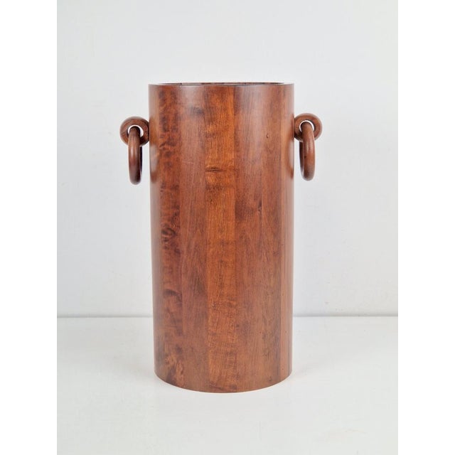 Vintage Wooden Cylinder Umbrella Stand, 1960s For Sale - Image 9 of 9