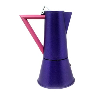Postmodern Pink & Purple Espresso Pot by Ettore Sottsass for Lagostina For Sale
