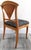 Mid-Century Modern 1960s Wood Carved Fan Upholstered Side Chair For Sale - Image 3 of 11