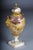 Beige French Ornate Rams Head Potpourri Vase in Marble with Bronze For Sale - Image 8 of 18