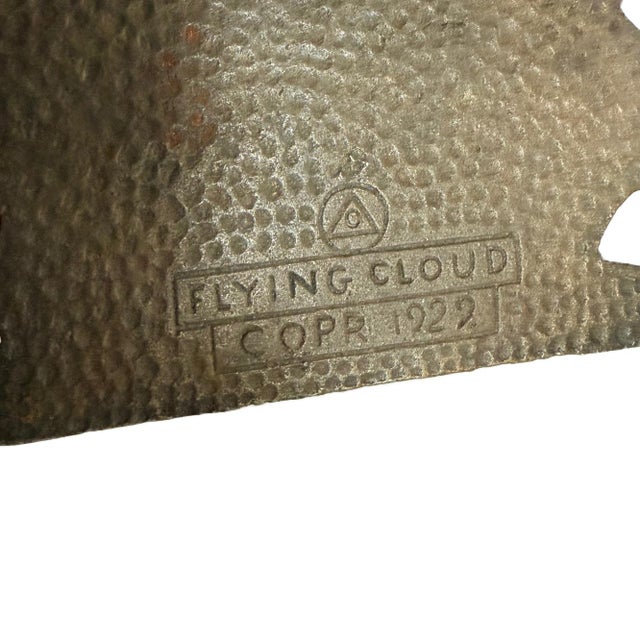 Pair of Cast Bronze Flying Cloud Bookends For Sale In Seattle - Image 6 of 6