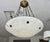 Large French Directoire Style Alabaster Chandelier Pendant Light For Sale - Image 11 of 17