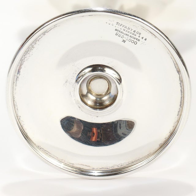 Antique 11" Tiffany & Co. Gilt Sterling Silver Floriform Trumpet Flower Vase For Sale - Image 10 of 11