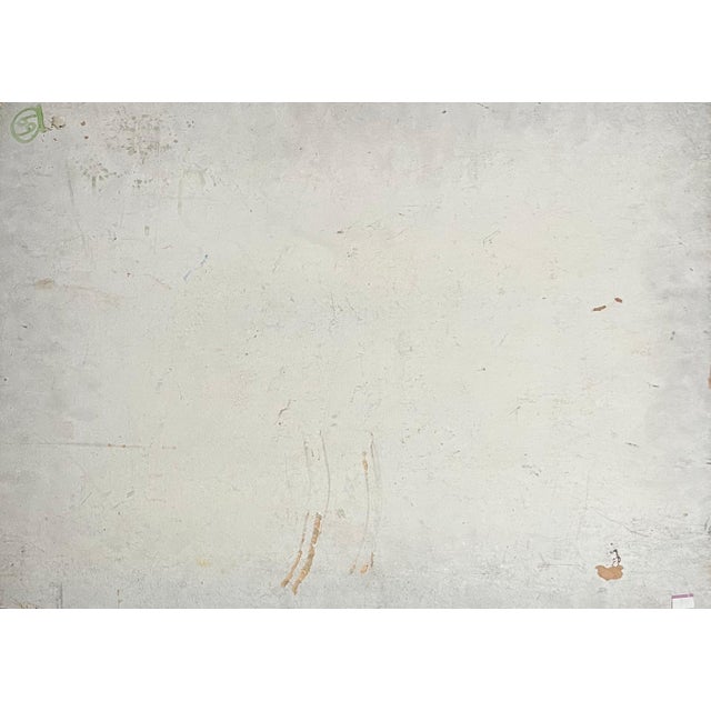 Samuel Rothbort, Large Bold Modernist Floral Bouquet Impasto Oil Painting Flowers Samuel Rothbort, c.1940's-1950's For Sale In Miami - Image 6 of 8