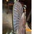 Mid 19th Century Victorian Aesthetic Movement Rocking Chair With Embossed Leather Back and Satyr Finials For Sale - Image 16 of 17