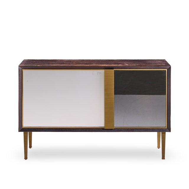 Thomas Pheasant for Baker Furniture Janus Cabinet Credenza This credenza measures: 48 wide x 16 deep x 30 inches high...