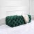 2020s Kaylee Jumbo Green Velvet Ottoman For Sale - Image 5 of 9