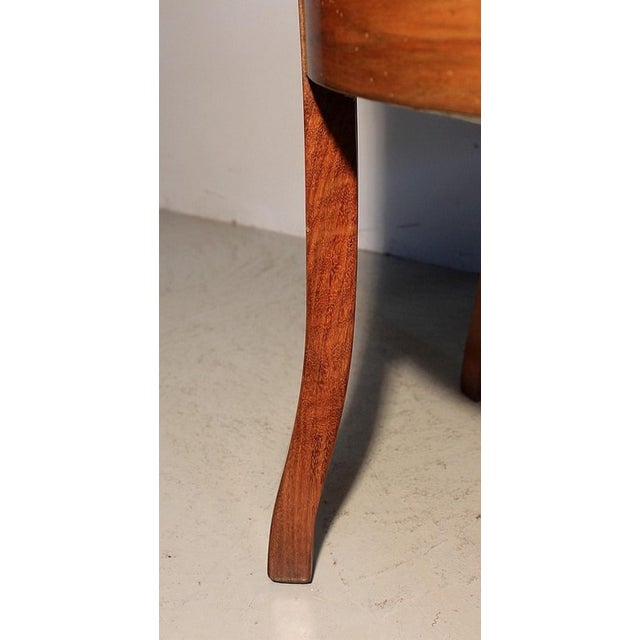 Louis Philippe Blond Walnut Office Chair, Late 19th Century For Sale - Image 14 of 16